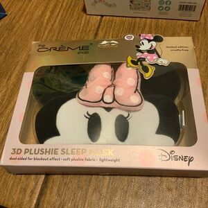 Minnie Mouse plush sleep mask